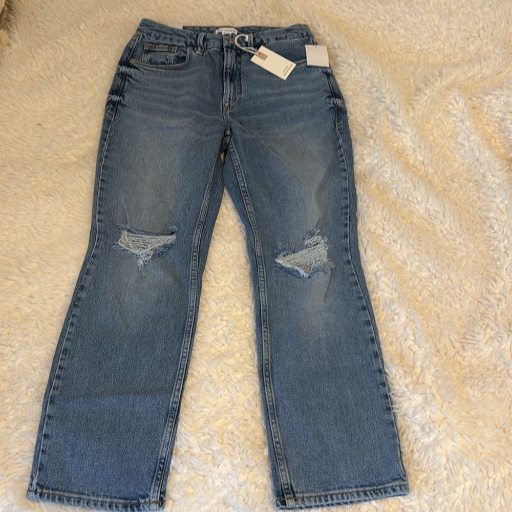 Good American 90s Cropped Straight Icon Jeans - Picture 7 of 7